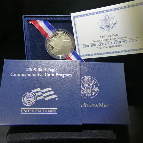 2008 Bald Eagle Commemorative Proof Clad Half-Dollar