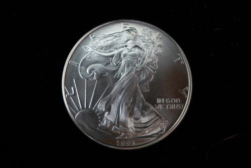 1993 Silver Eagle 1 oz B.U.