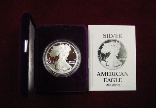 1990-S Proof Silver Eagle