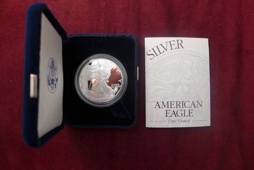 2002-W Proof Silver Eagle