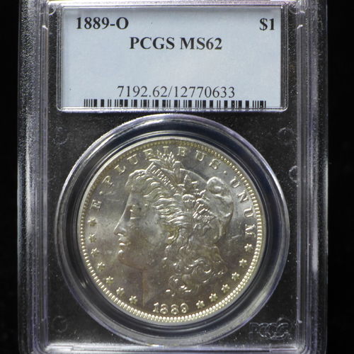 1889 O Morgan Silver Dollar PCGS MS62
