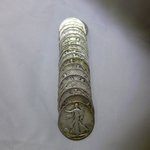 Walking Liberty Half Dollars (Roll of 20 Coins) 90% Silver