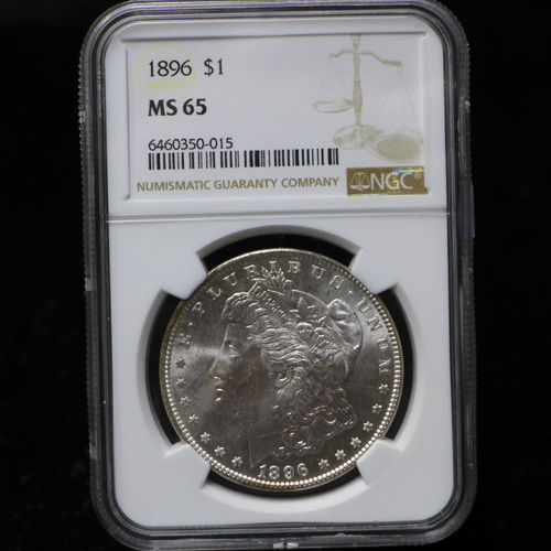 1896 Morgan Silver Dollar NGC MS65