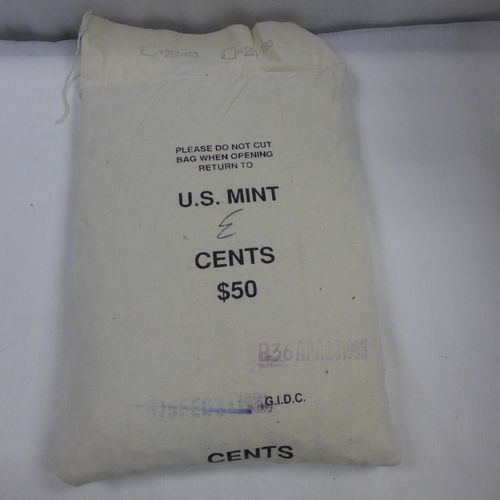 1993 P Bag 5000 Mint Sealed Bag US Uncirculated Lincoln Cents
