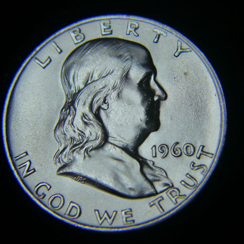 1960 D Franklin Half Dollar BU