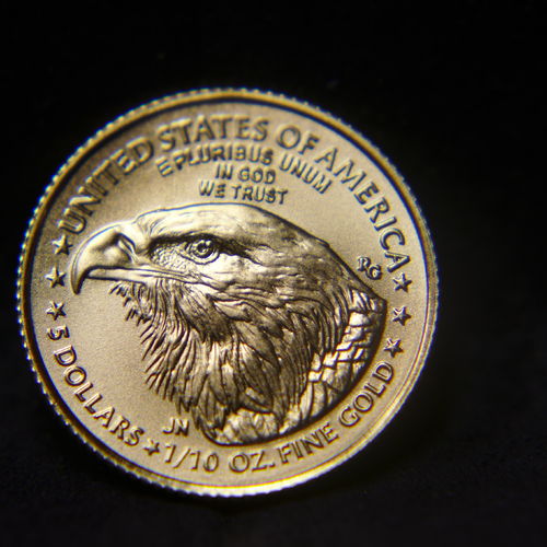2021 $5 BU American Gold Eagle 1/10 oz Fine Gold Type 2