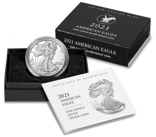2021-W Proof Silver Eagle Type 2