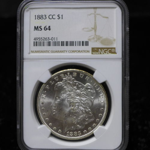 1883 CC Morgan Silver Dollar NGC MS64