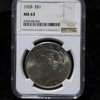 1928 Peace Silver Dollar NGC MS63